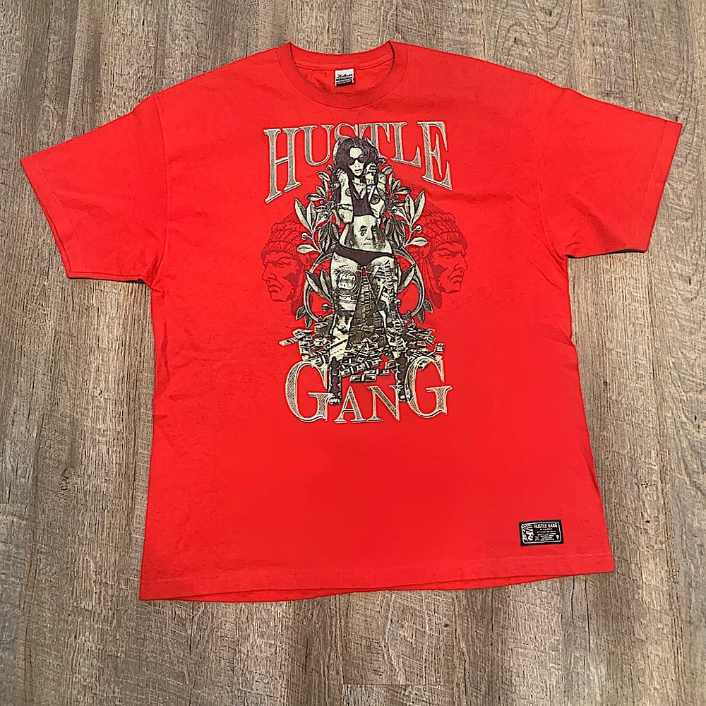 HUSTLE GANG MEN SHIRT - Sz XXL